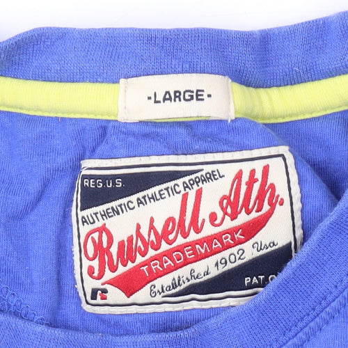 Russell Athletic Men's Blue L Graphic T-Shirt