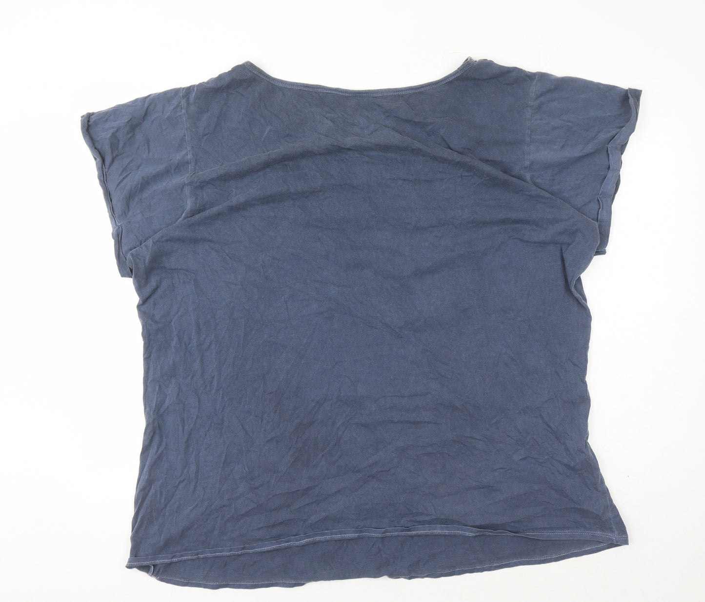 Coca Cola Women's Blue T-Shirt Size 24 Retro Graphic