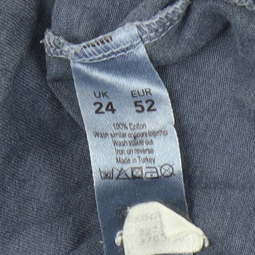 Coca Cola Women's Blue T-Shirt Size 24 Retro Graphic
