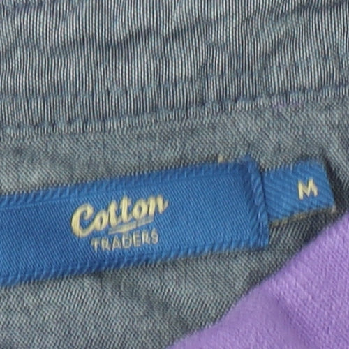 Cotton Traders Men's Purple Polo Shirt M