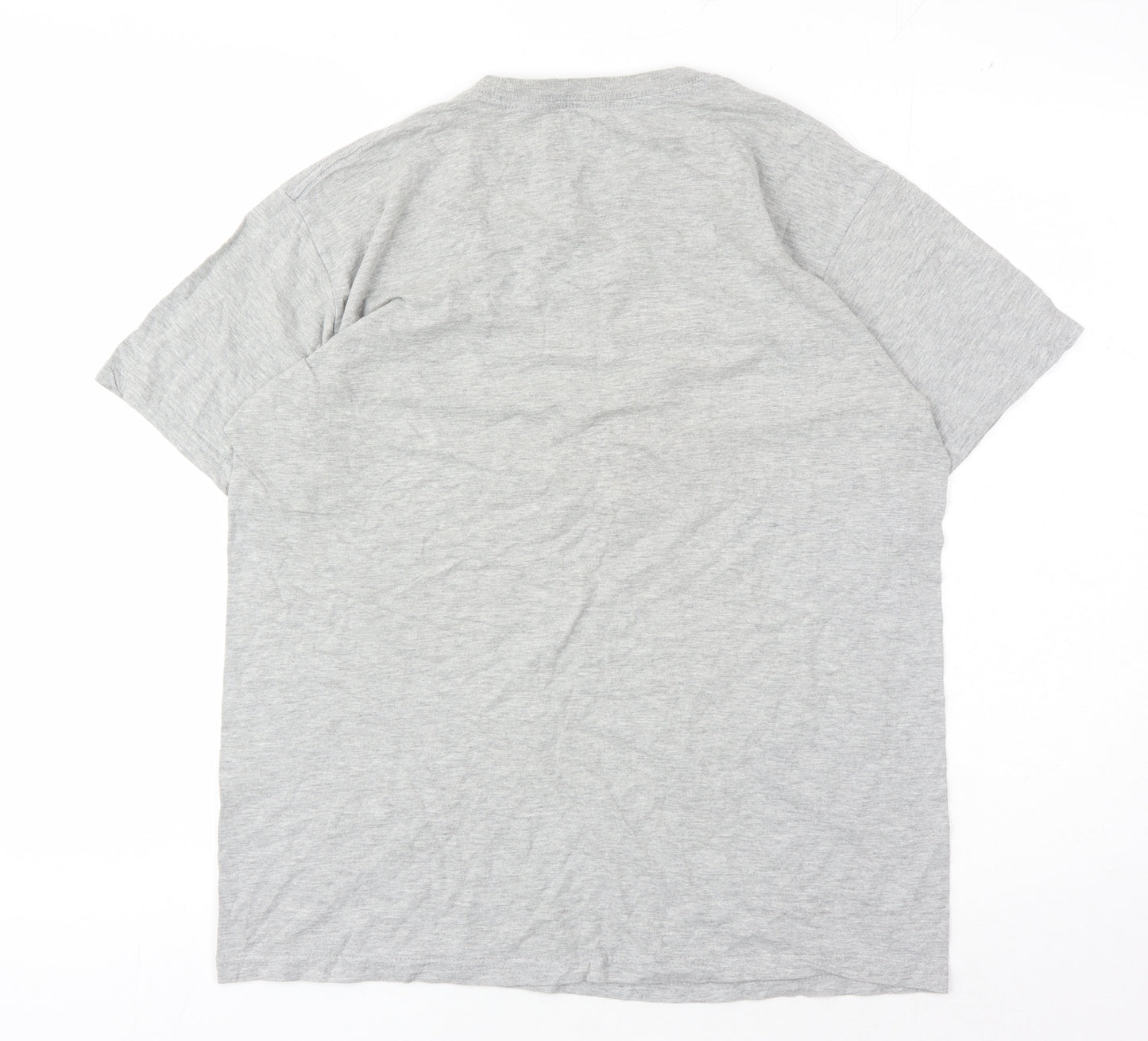 DC Shoes Men's Grey Graphic T-Shirt M Crew Neck Short Sleeve