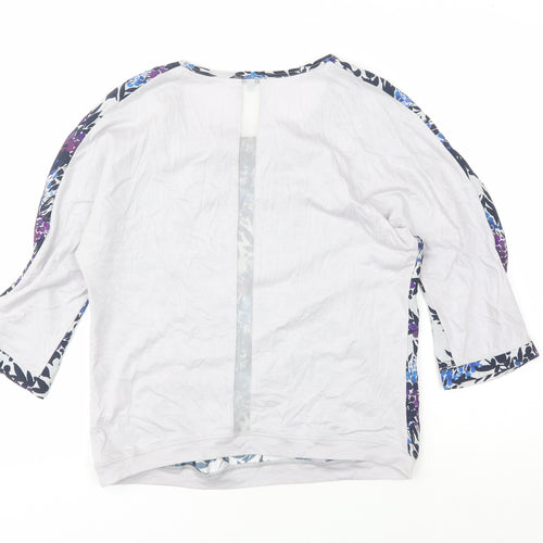 Jigsaw Women's Multicoloured XS Silk Floral Blouse