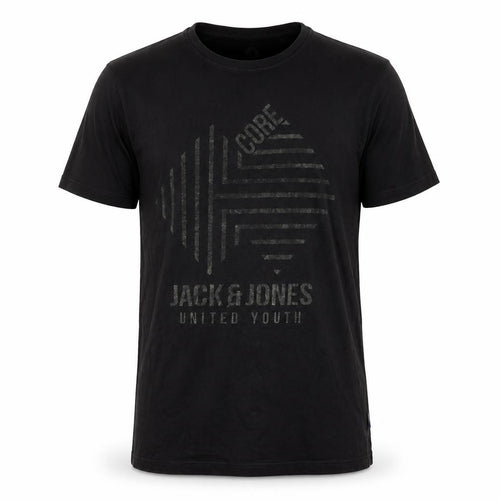 Jack & Jones Men's Black M Logo T-Shirt