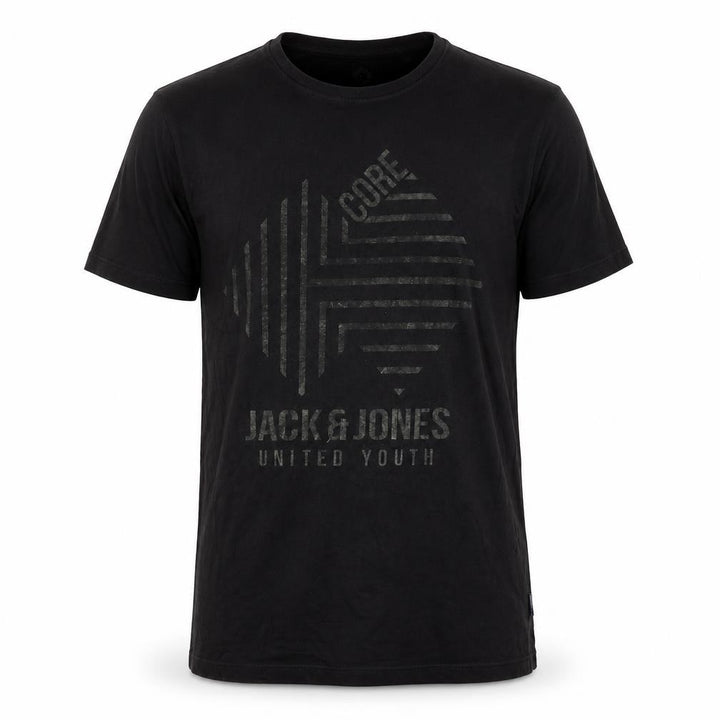 Jack & Jones Men's Black M Logo T-Shirt