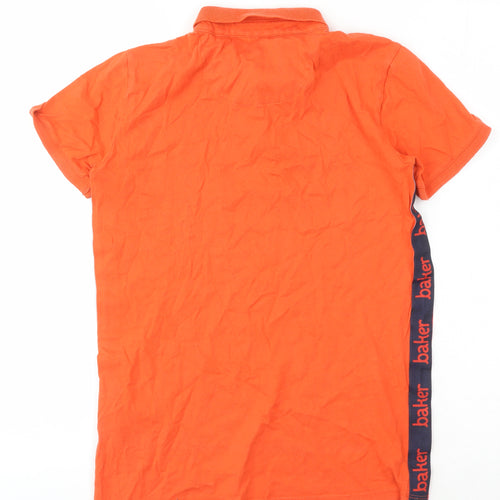 Ted Baker Boys Orange Polo Shirt Size 11-12 Years
