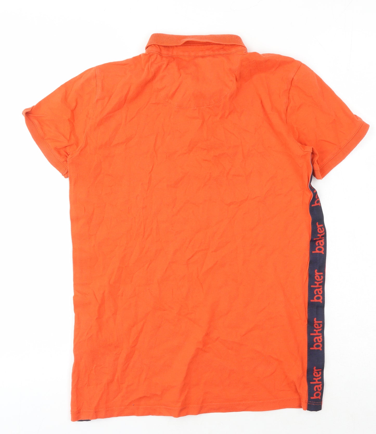 Ted Baker Boys Orange Polo Shirt Size 11-12 Years