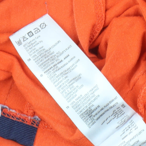 Ted Baker Boys Orange Polo Shirt Size 11-12 Years