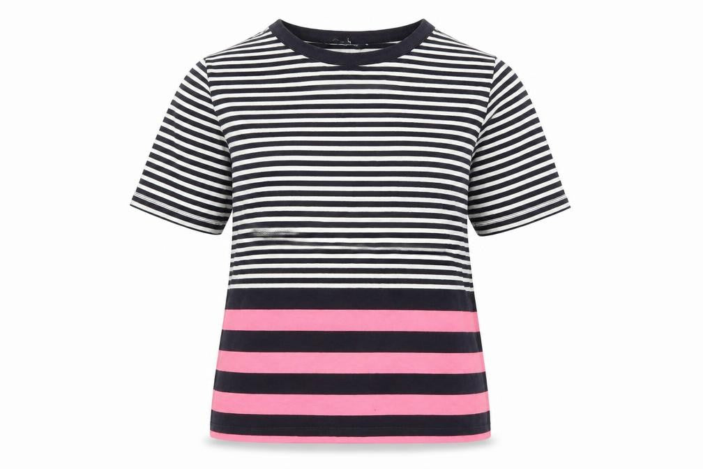 French Connection Women's Multicolour XS 3/4 Sleeve T-Shirt