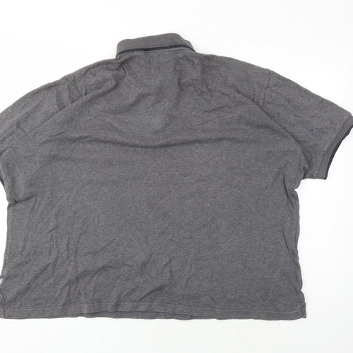 Maine New England Men's Grey Cotton Polo Shirt XL