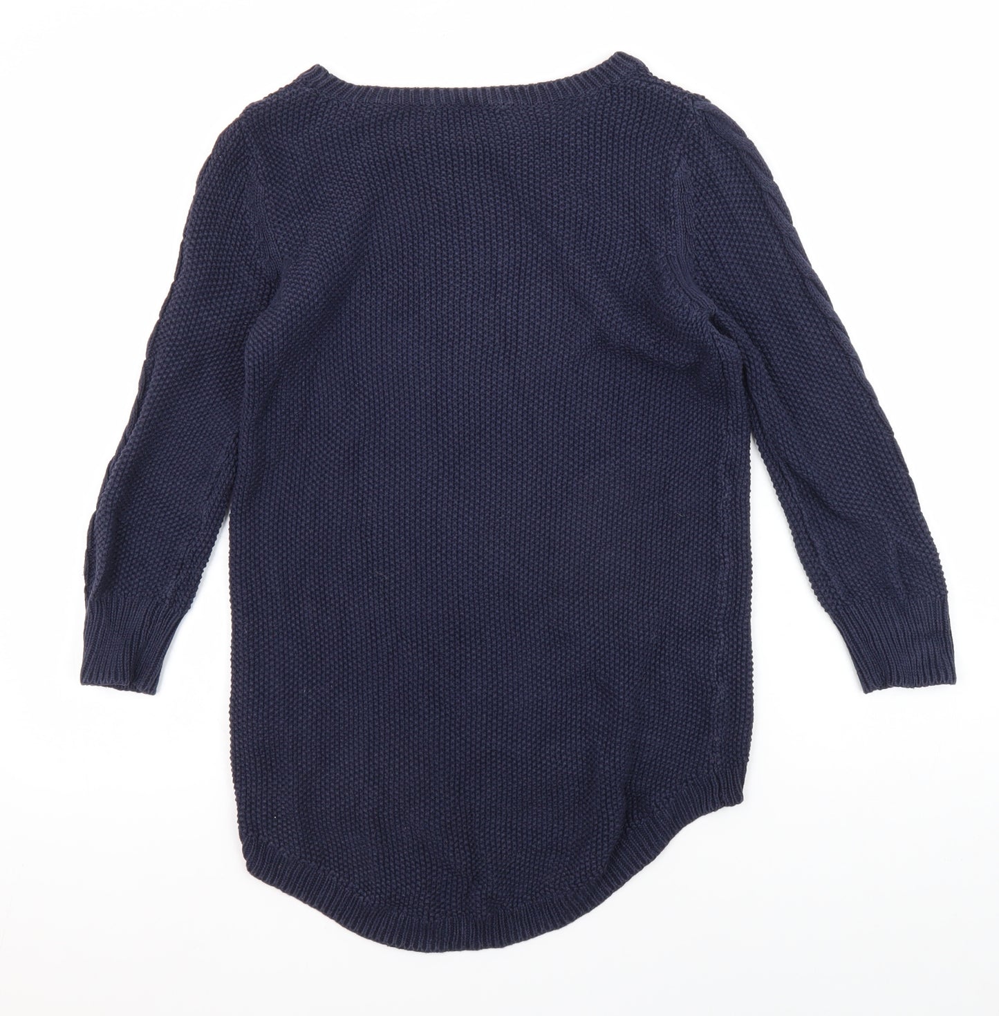 Oasis Women's Blue Pullover Jumper Size S