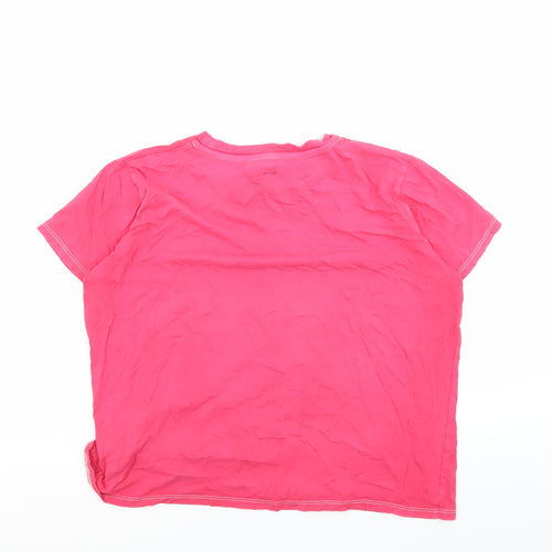 French Connection Pink Women's T-Shirt L