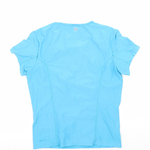 Nike Women's Blue Athletic T-Shirt L Short Sleeve