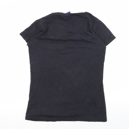 Isleno Unisex Black Cuba Graphic T-Shirt 2XL