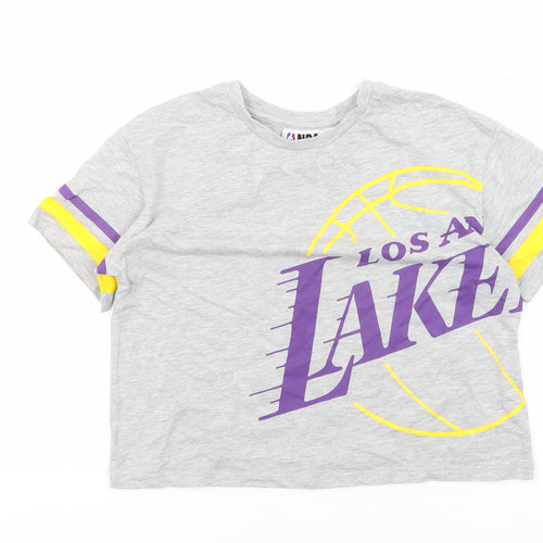 NBA Lakers Kids Grey Jersey T-Shirt 10-11 Years
