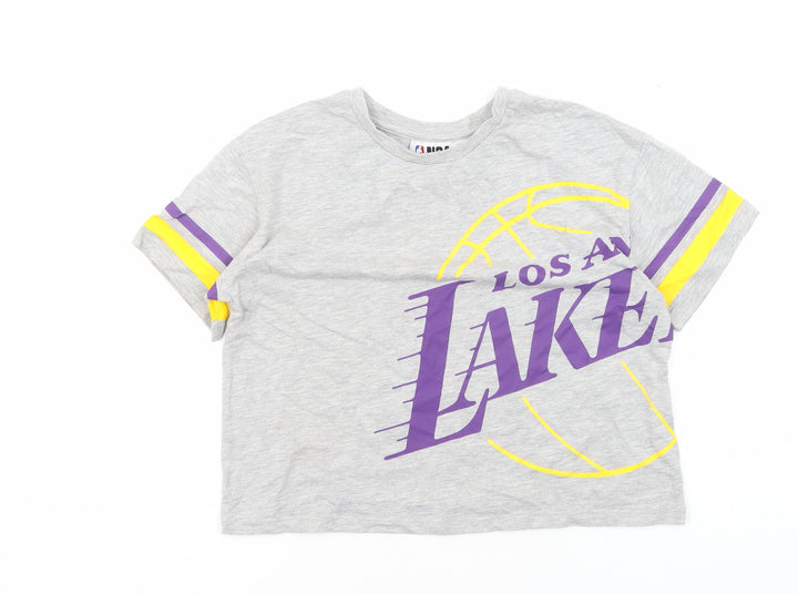 NBA Lakers Kids Grey Jersey T-Shirt 10-11 Years