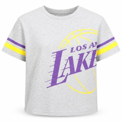 NBA Lakers Kids Grey Jersey T-Shirt 10-11 Years