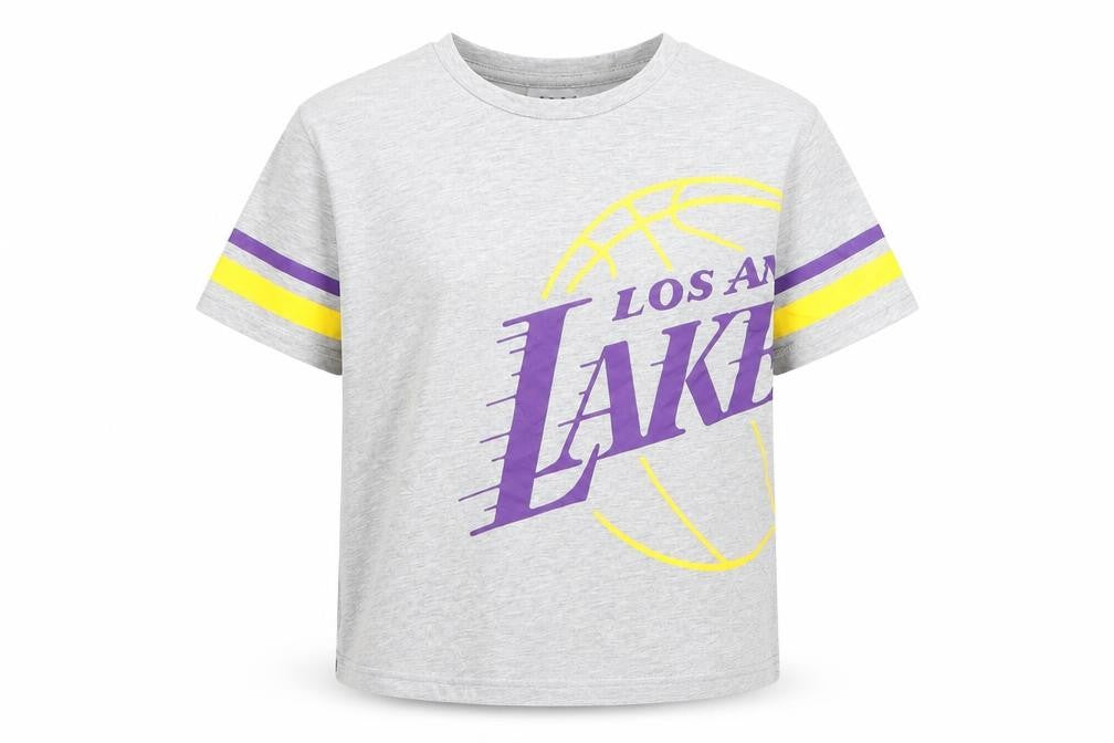 NBA Lakers Kids Grey Jersey T-Shirt 10-11 Years