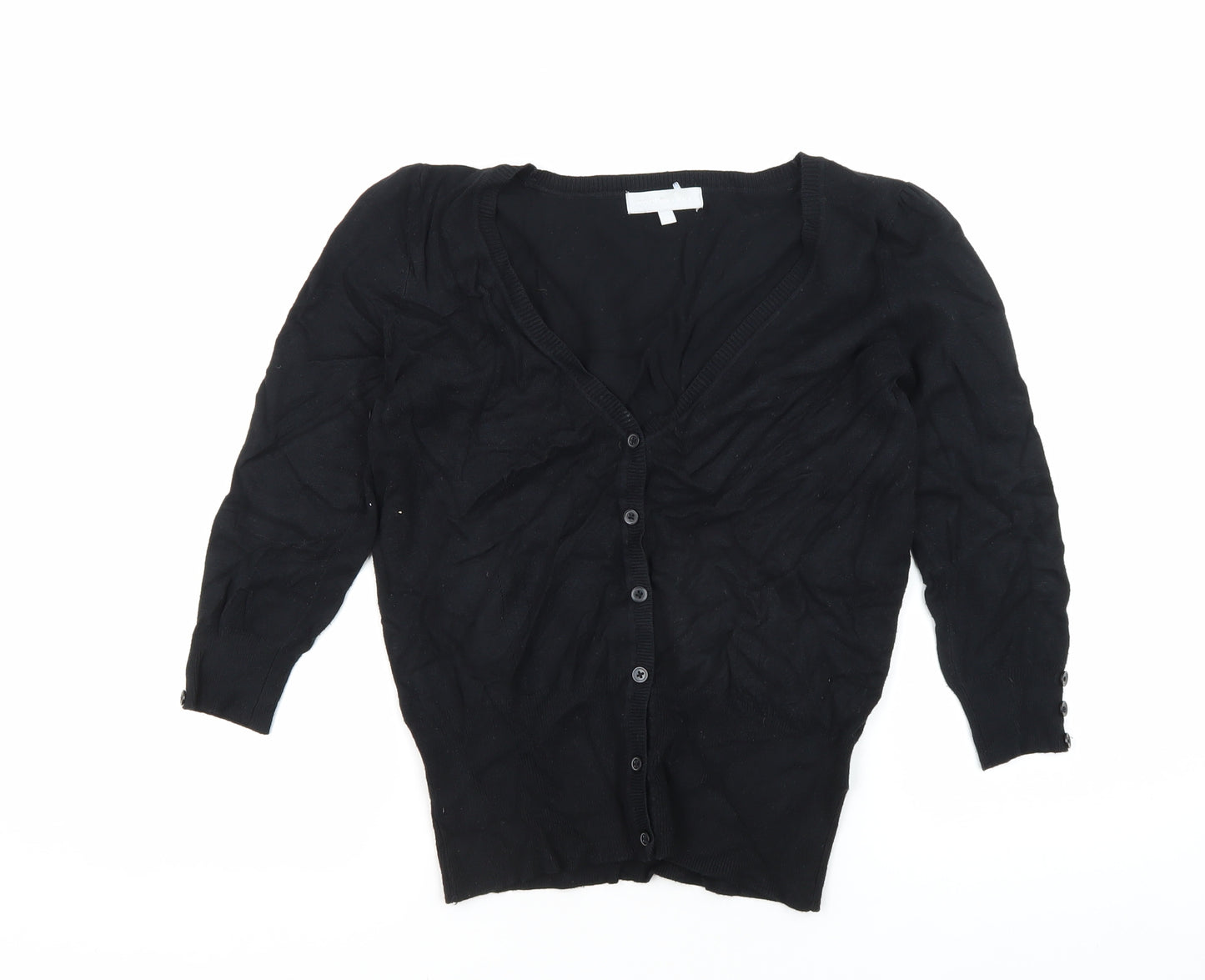 Red Herring Women's Black Cardigan Size 10 V-Neck
