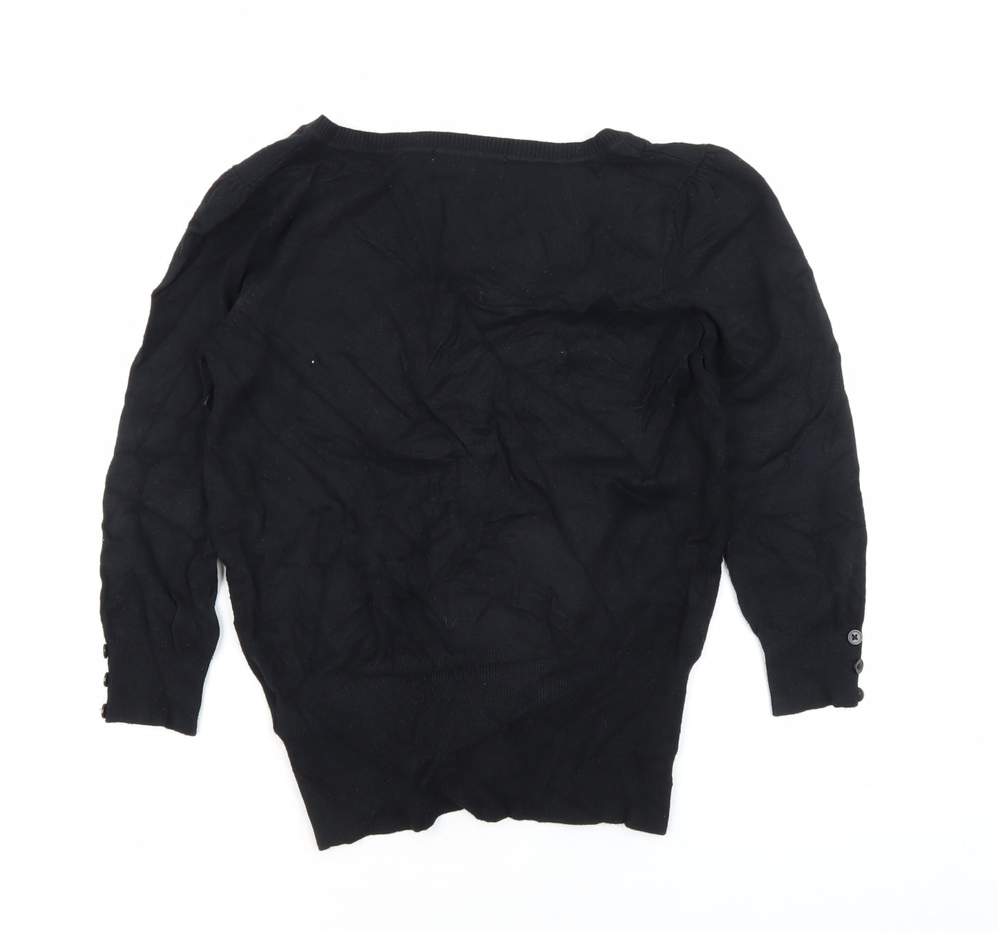 Red Herring Women's Black Cardigan Size 10 V-Neck
