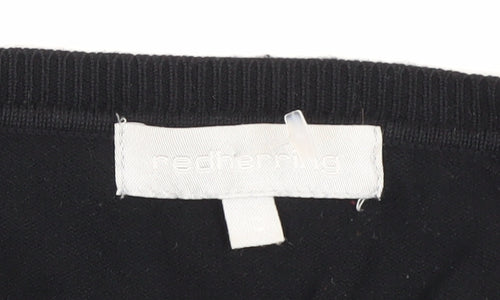 Red Herring Women's Black Cardigan Size 10 V-Neck