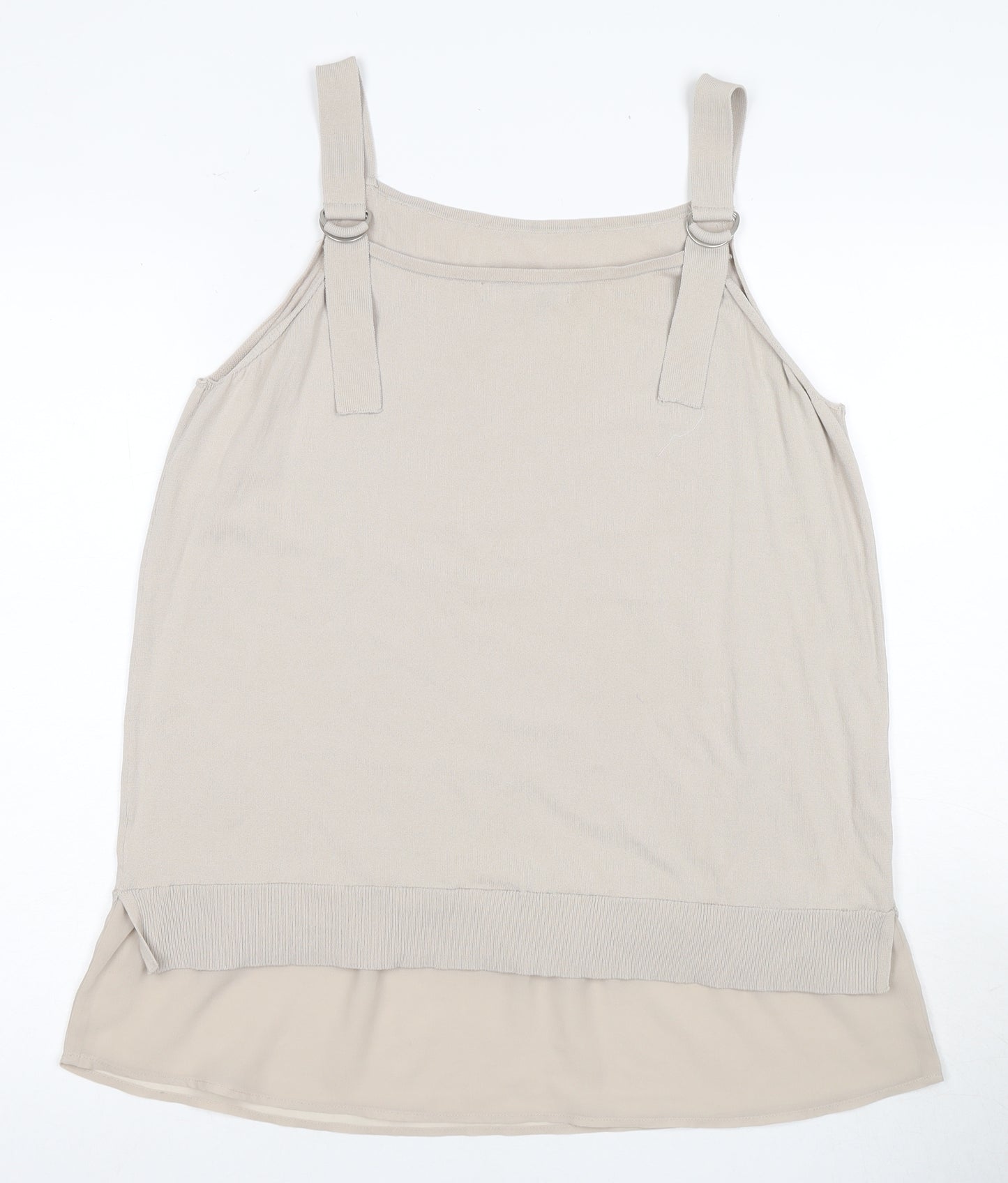 Next Beige Camisole Women Tank Top Size 12 Jersey