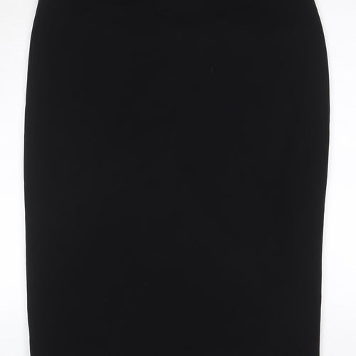 Women's Black Midi Pencil Skirt Size 16