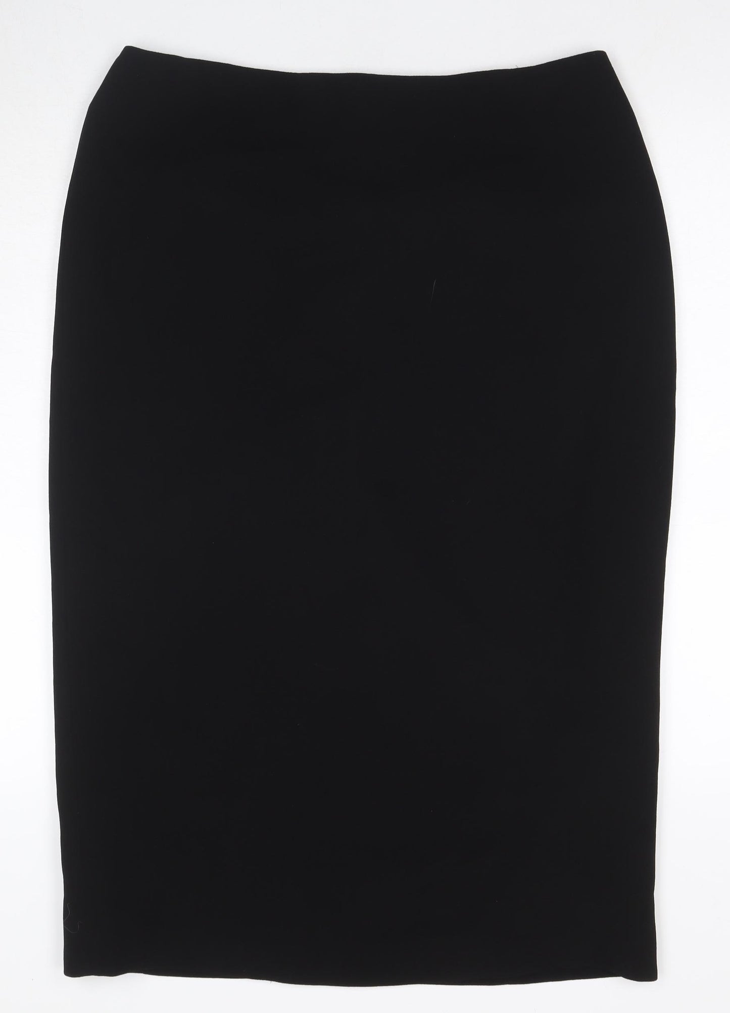 Women's Black Midi Pencil Skirt Size 16