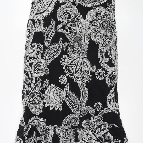 Noa-Noa Women's Black Paisley Dress Size 14 Summer