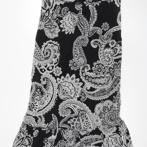 Noa-Noa Women's Black Paisley Dress Size 14 Summer