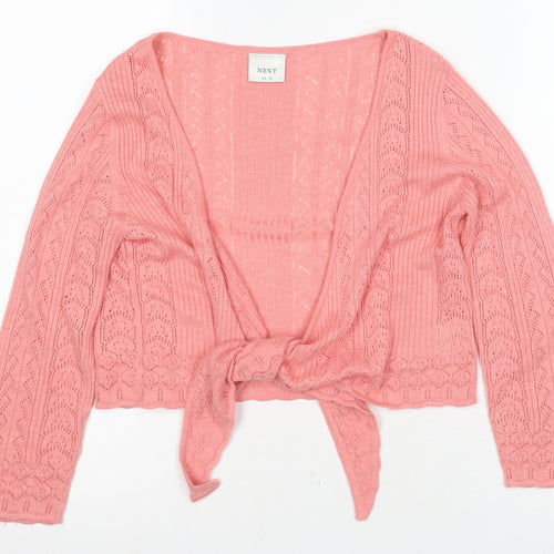 Next Women's Pink V-Neck Cardigan, Size 12, Knit