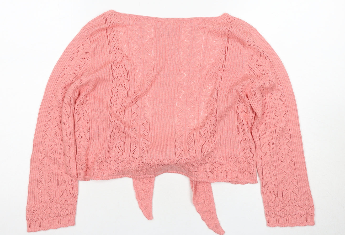 Next Women's Pink V-Neck Cardigan, Size 12, Knit