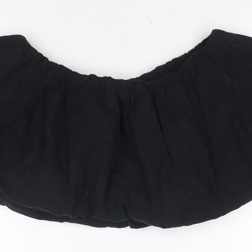 PRETTYLITTLETHING Black Peasant Skirt Women Size 10