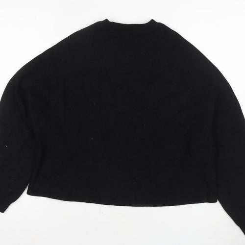 PULL&BEAR Women's Black Pullover Jumper, Size S