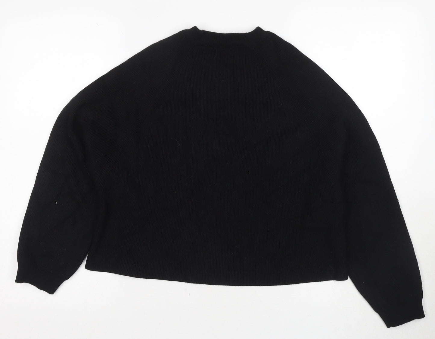 PULL&BEAR Women's Black Pullover Jumper, Size S