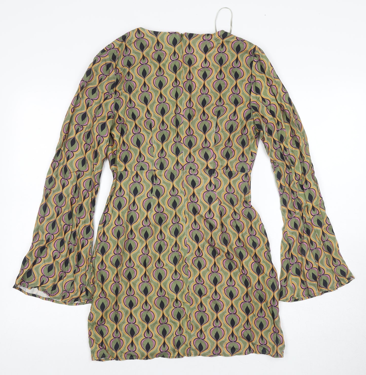 Pull&Bear Women's Multicoloured XS Geometric Shift Dress