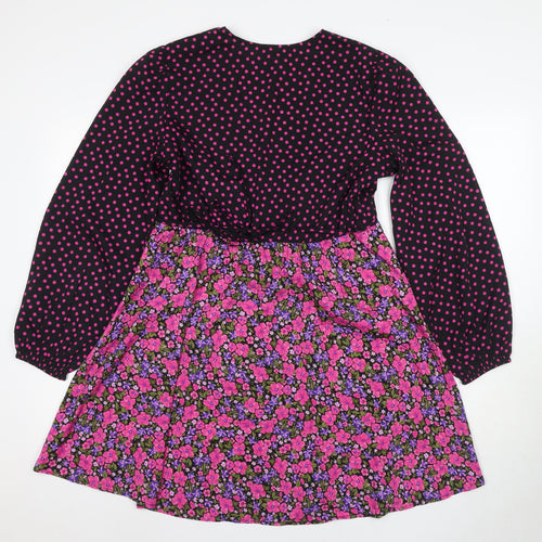New Look Women's Floral Wrap Dress Size 12