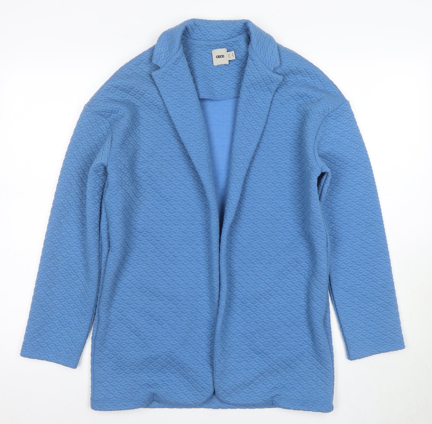 ASOS Women's Blue Jacket Size 8 Mid-Length