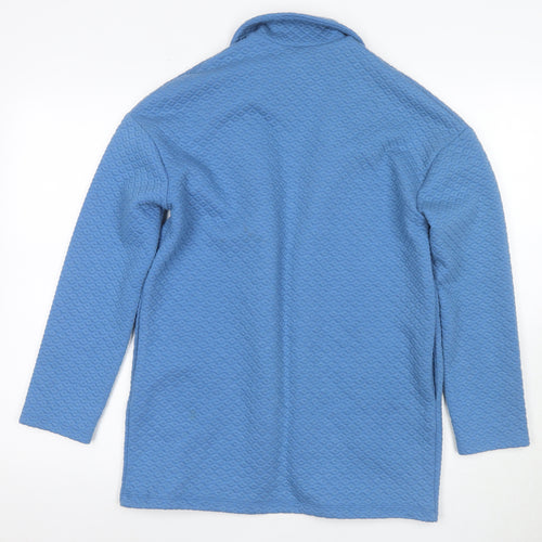 ASOS Women's Blue Jacket Size 8 Mid-Length