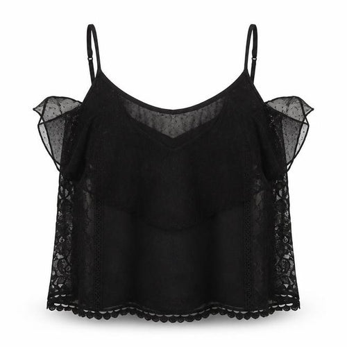 American Eagle Women’s Black Lace Camisole - XS