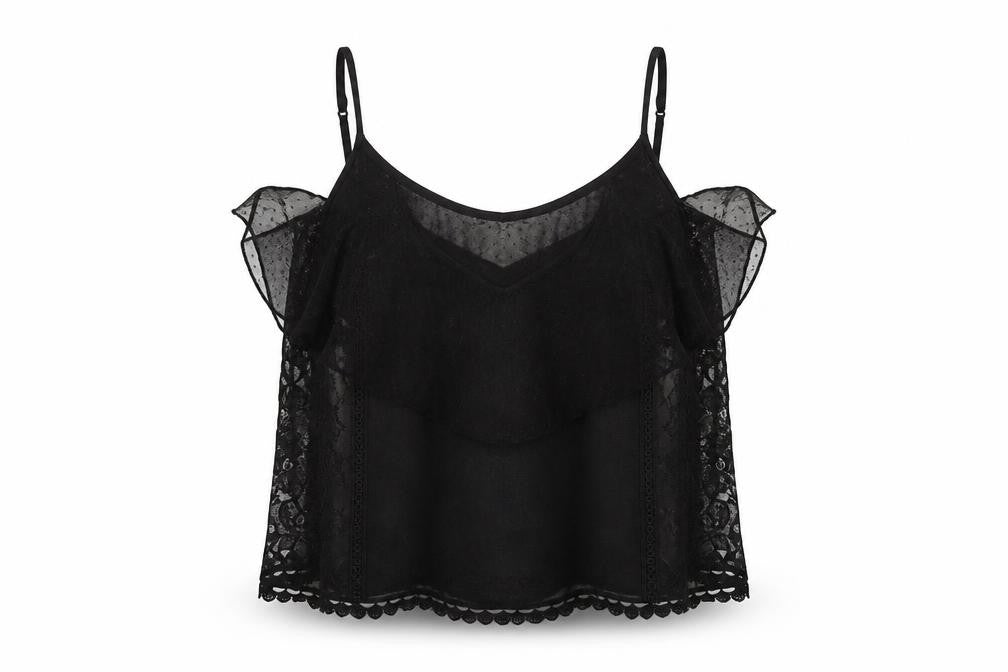 American Eagle Women’s Black Lace Camisole - XS