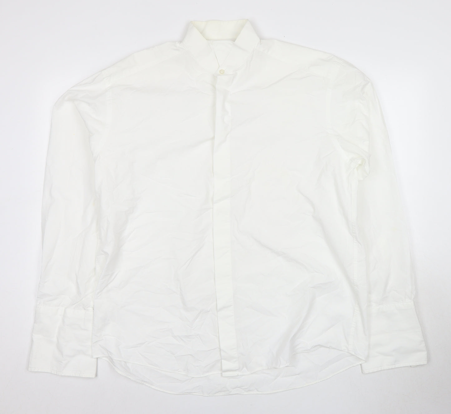 Marks and Spencer Men's White Formal Dress Shirt Size 16.5