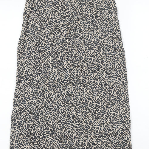 American Eagle Women's Beige Animal Print Skirt XS