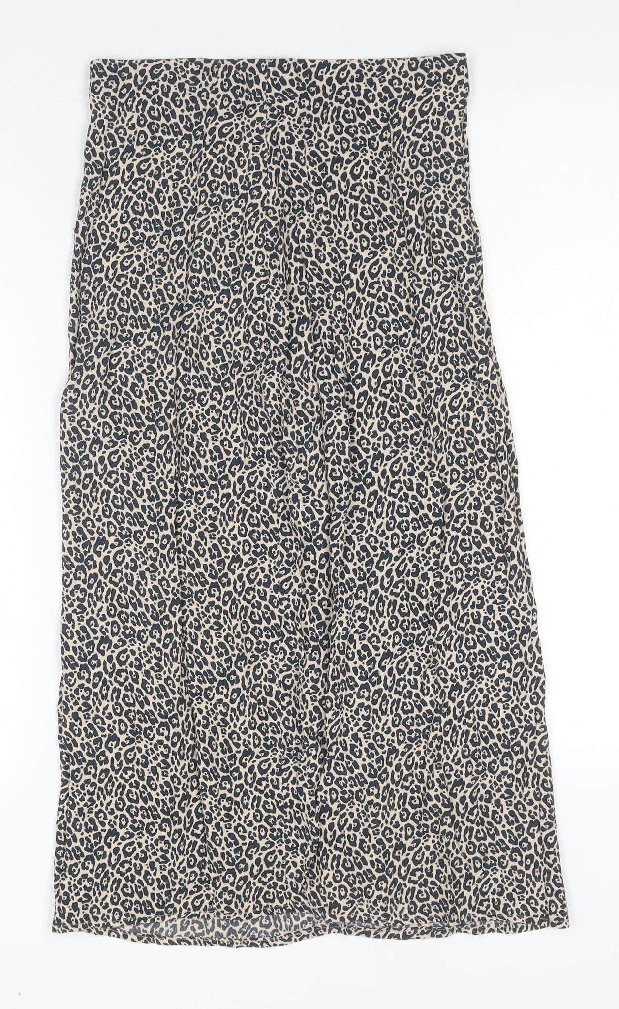 American Eagle Women's Beige Animal Print Skirt XS
