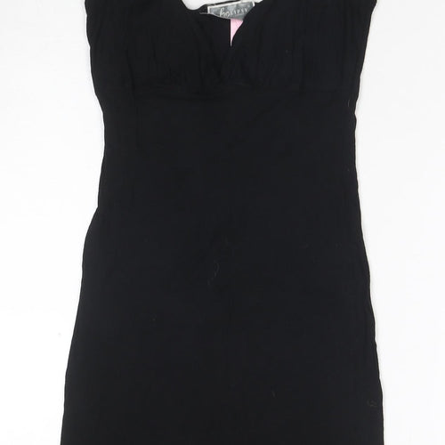 Lipsy Women's Black Slip Dress Size 8