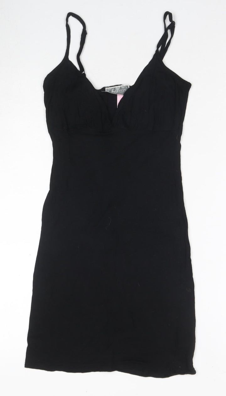 Lipsy Women's Black Slip Dress Size 8