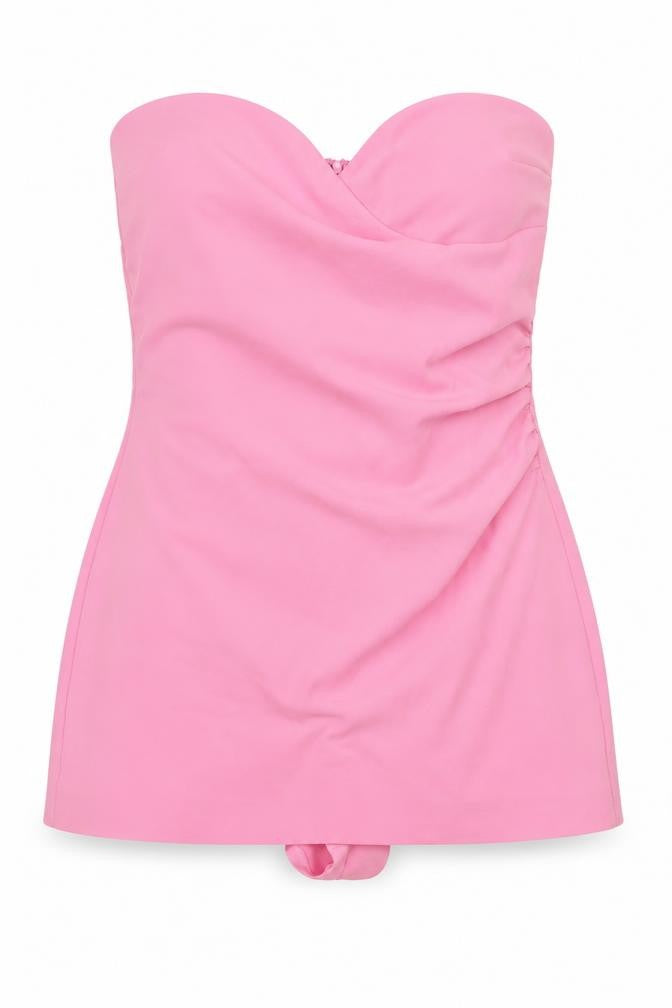 Front view of Zara Women’s Pink Sleeveless Romper XS