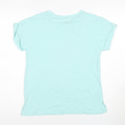 Clothing & Co Teens Blue T-Shirt, Sequin, Size 14, Unicorn