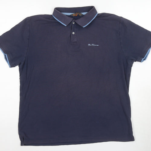 Ben Sherman Men's Blue Polo Shirt L Casual Style