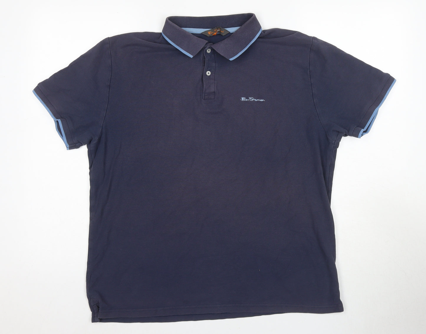 Ben Sherman Men's Blue Polo Shirt L Casual Style