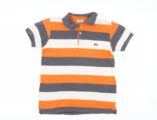 Lacoste Men's Multicoloured M Striped Polo Shirt